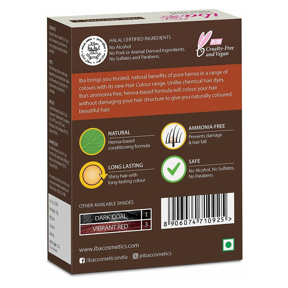 Iba Hair Color - Dark Brown - Swadesiicart