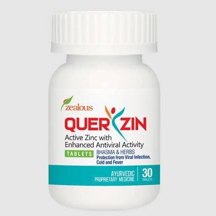 Zealous Ayurvedic Querzin Tablets | Swadesiicart