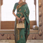 Unique Green Tussar Banarasi Silk Designer Saree - Emponline | Swadesiicart
