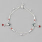 VOJ Set of 2 Traditional Stylish Designer Anklet - Swadesiicart