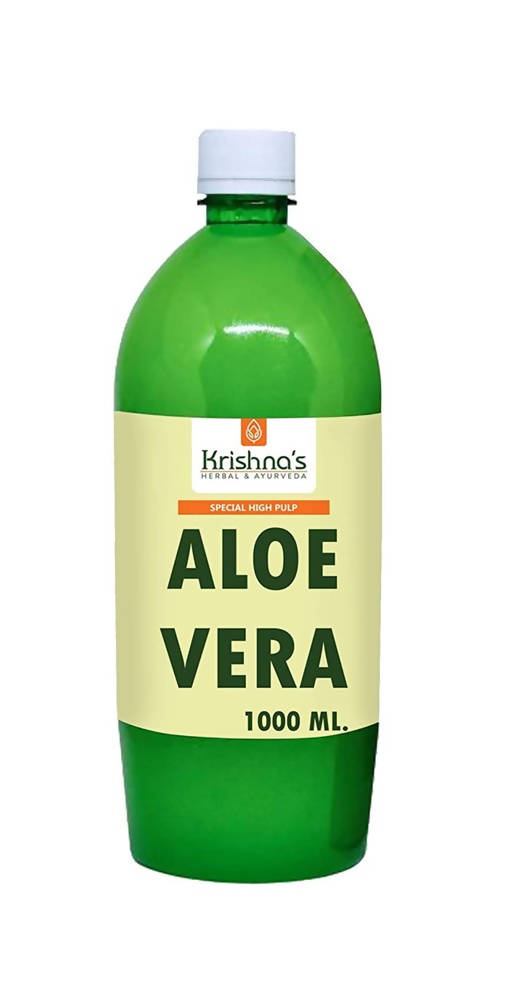 Krishna's Herbal & Ayurveda Premium Aloe Vera High Fibre Juice | Swadesiicart