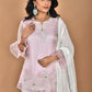 Morchari Women And Hand Embroidery Palazzo Set-Pink - Swadesiicart