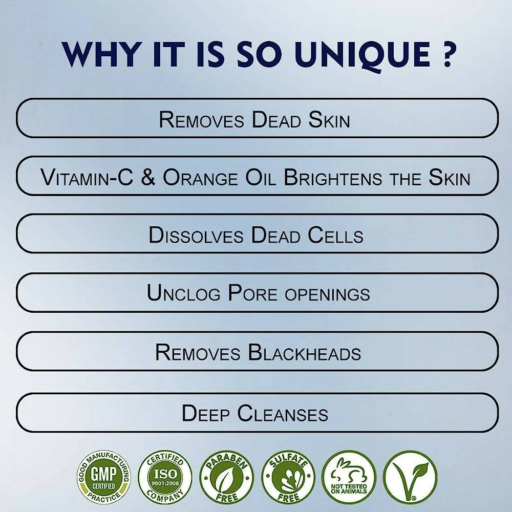 NutriGlow Advanced Organic De Tan Creme Scrub - Swadesiicart