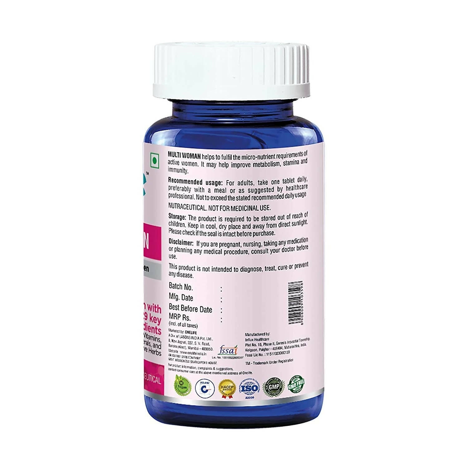 Onelife Multi Woman Multivitamin For 40+ Women Tablets | Swadesiicart