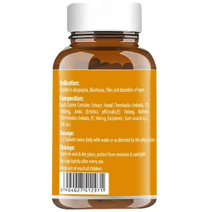 Baidyanath Kolkata Triphala Tablets | Classical Ayurvedic Digestive & Detox Supplement - Swadesiicart