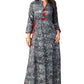 NOZ2TOZ Women's Grey Color Rayon A-Line Kurta (1Pc) - Swadesiicart