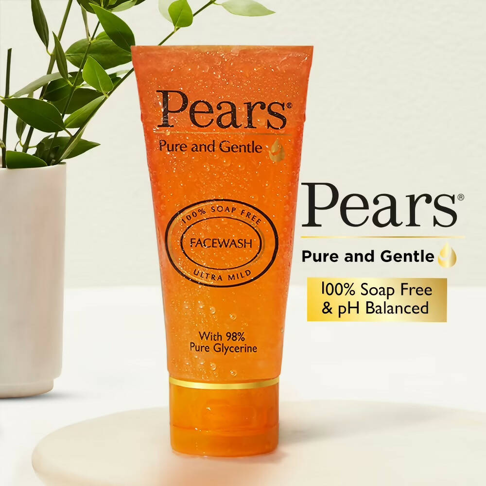 Pears Pure and Gentle Daily Cleansing Facewash - Mild Cleanser - Swadesiicart