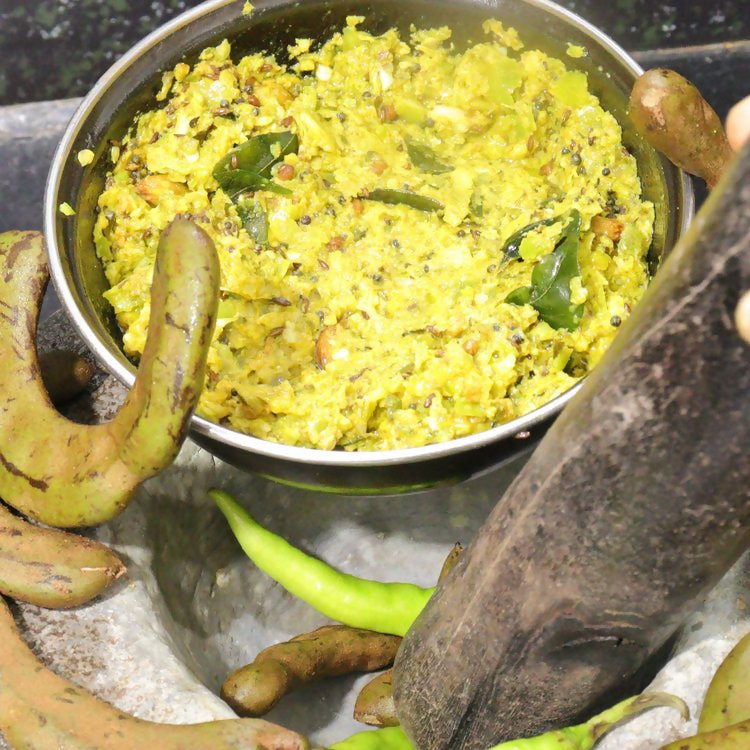 Priya Green Tamarind Pickle Without Garlic | Swadesiicart