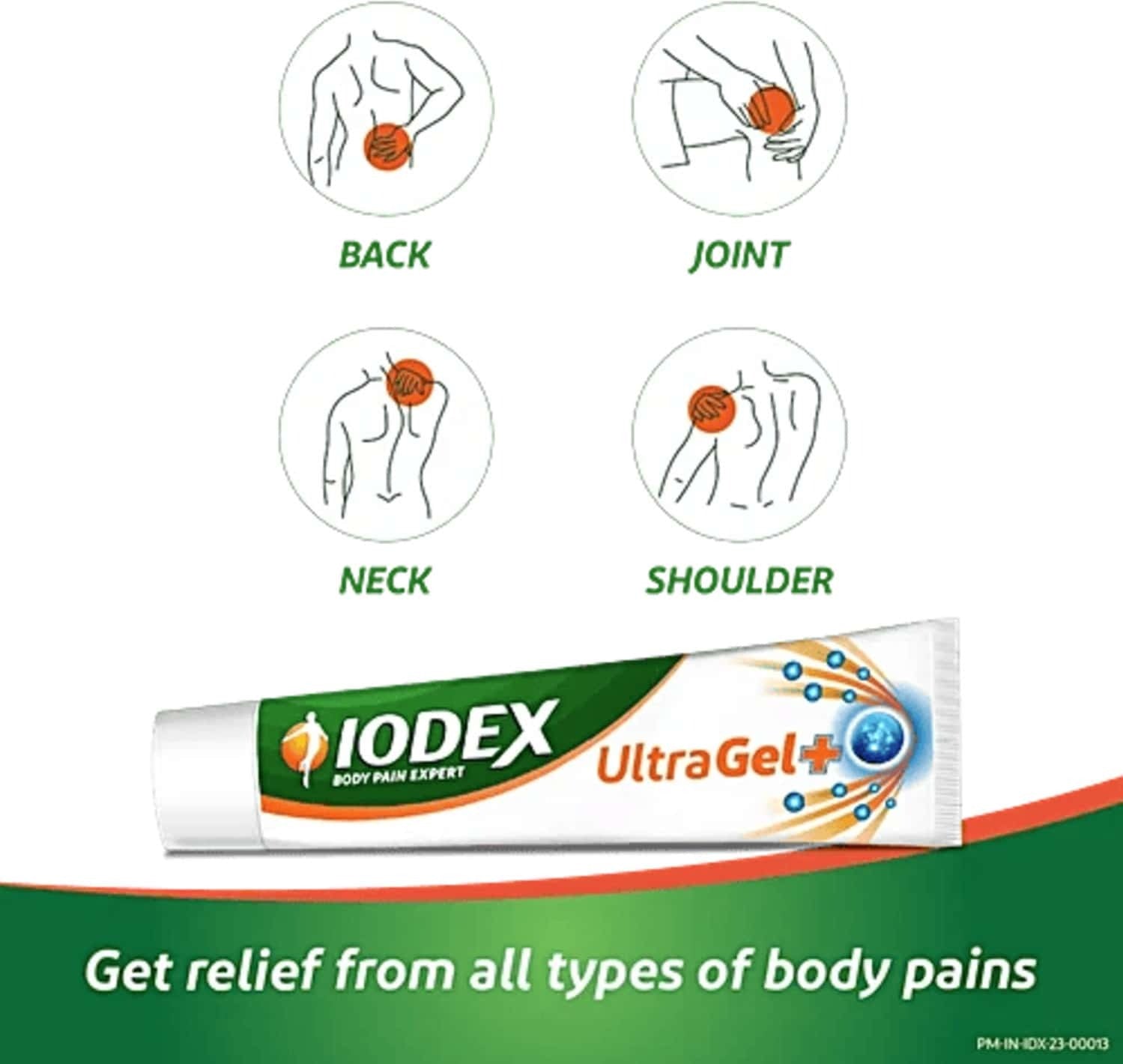 Iodex Ultra Gel Tube | Swadesiicart