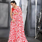 Aayaa Designer Printed Georgette Saree - Multi Color