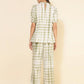 Janasya Women's Off White Cotton Tie & Dye Casual A-line Co-ords - Swadesiicart