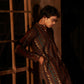Brown Modal Silk Designer Printed Men's Kurta Set - Mahotsav