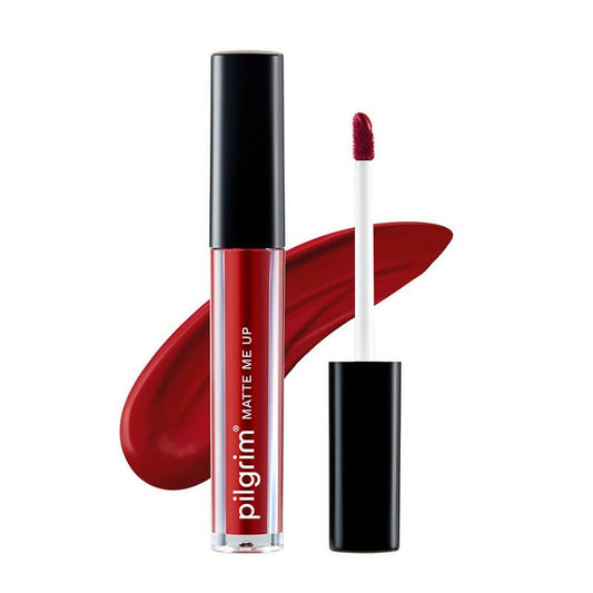 Pilgrim Liquid Matte Lipstick with Hyaluronic Acid - The Red Stiletto - Pilgrim