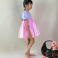 ArthLife Lavender Pink Permaid Party Wear Dress