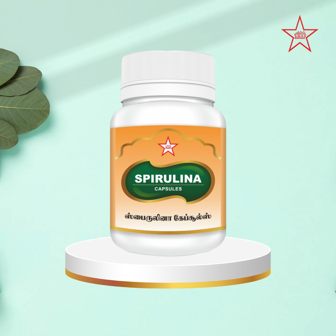 Skm Ayurveda Spirulina Capsule | Swadesiicart