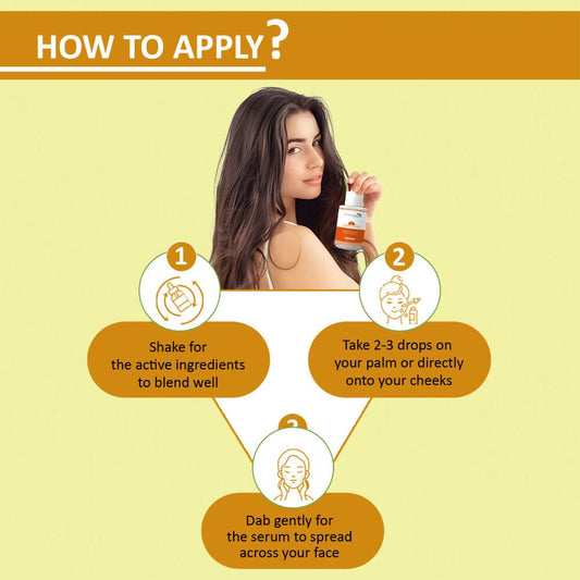 7 Days Vitamin C-Advance Radiance Booster Skin Brightening Face Glowing Serum - Swadesiicart