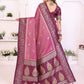 Aastha Fashion Magenta South Soft Silk Zari Weaving Saree
