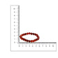 Red Carnelian Onyx Crystal Beads Bracelet - Ruby Raang | Swadesiicart