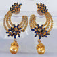 Blue AD Fashion Earrings | Swadesiicart