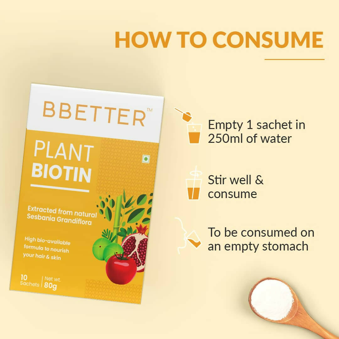 BBETTER Plant Biotin Powder - Swadesiicart