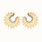 Nuyug 22K Gold Plated Celestial Filigree Earrings | Swadesiicart
