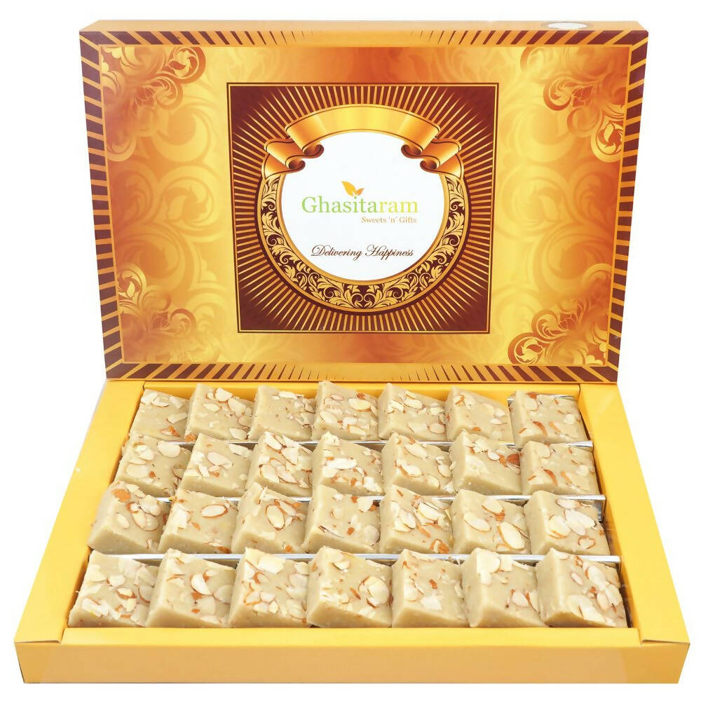 Ghasitaram Pure Badam Barfi | Swadesiicart