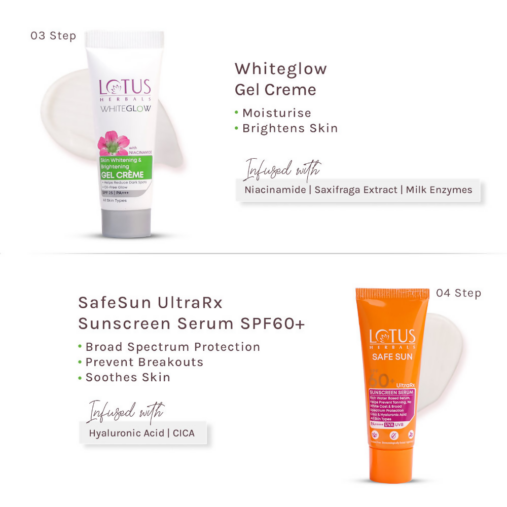 Lotus Herbals Glow Essentials Kit - Swadesiicart