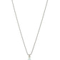 Women's Silver-Toned Blue Silver-Plated Handcrafted Chain - Ruby Raang | Swadesiicart
