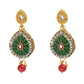 Mominos Fashion Johar Kamal Gold-Polished Brass Finish Meena & Pearls Work Choker For Women | Swadesiicart