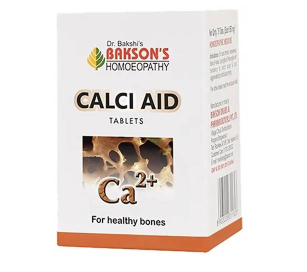 Bakson's Homeopathy Calci Aid Tablets | Swadesiicart