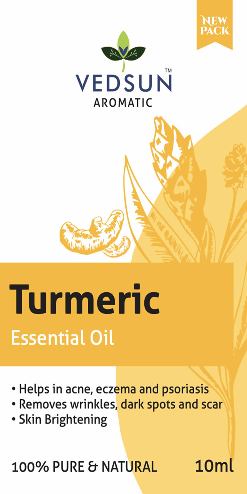 Vedsun Naturals Turmeric/Haldi Oil Pure & Organic for Skin - Swadesiicart