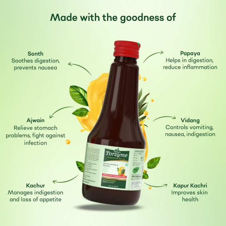 Torque's Torzyme Natural Protein Syrup - Swadesiicart