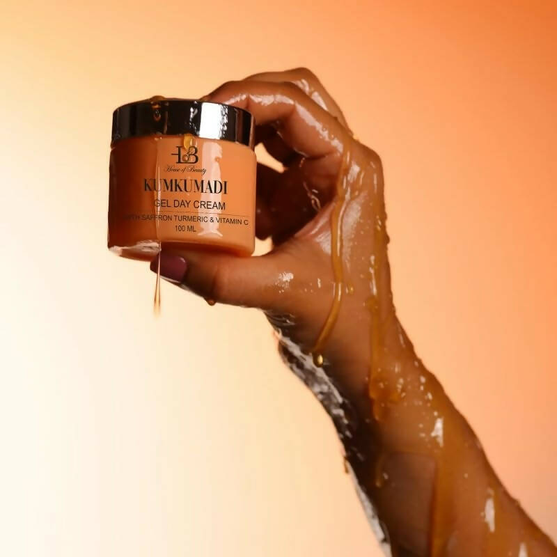House Of Beauty Kumkumadi Gel Cream With Saffron - Swadesiicart