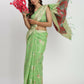 Shree Shyam Fashion Linen Cotton Light Green Saree