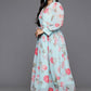 Ahalyaa Women's Traditional wear Ethnic Dress - Blue | Swadesiicart