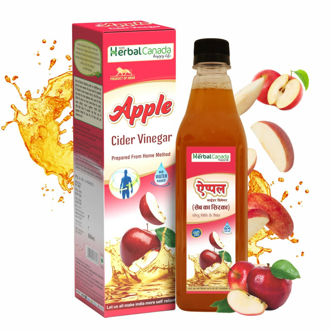 Herbal Canada Apple Cider Vinegar - Swadesiicart