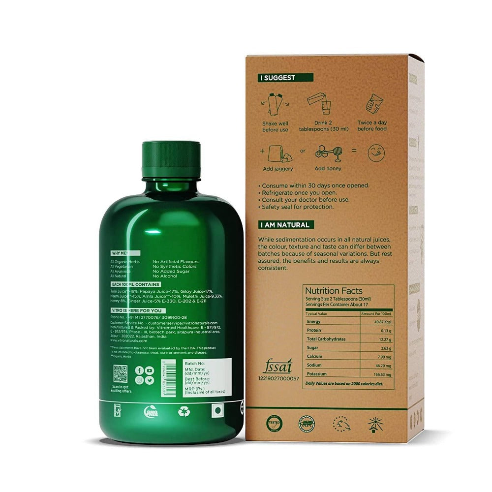 Vitro Naturals I Am Defence Dangee + Juice | Swadesiicart