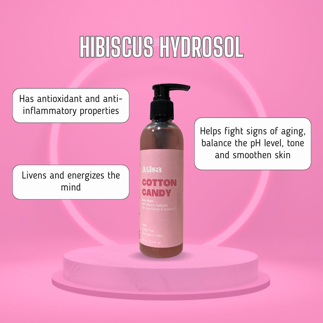 Atisa Cotton Candy Body Wash | Swadesiicart
