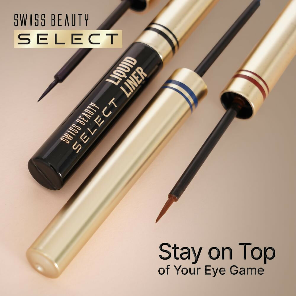 Swiss Beauty Select Here To Stay Liquid Liner, 2-Infinite Purple | Swadesiicart