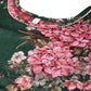 Ahalyaa Women Floral Printed Velvet Tunic with Palazzos - Green Color | Swadesiicart
