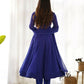 Joban Fashion Royal Blue Kurta Set Georgette Sequence Embroidery Work - Swadesiicart