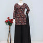 Anaita Black Chiffon Embroidered With Sequins Work Salwar Suit