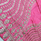 Jyoti Fashion Gajri Red Zari and Sequins Embroidered Malai Satin Silk Lehenga Choli with Dupatta | Swadesiicart