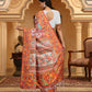 Shree Shyam Fashion Linen Cotton(Woven Work) Multicolour Saree