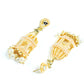 Mominos Fashion Johar Kamal Golden Color Bird Nest Earrings With Pearls - Swadesiicart