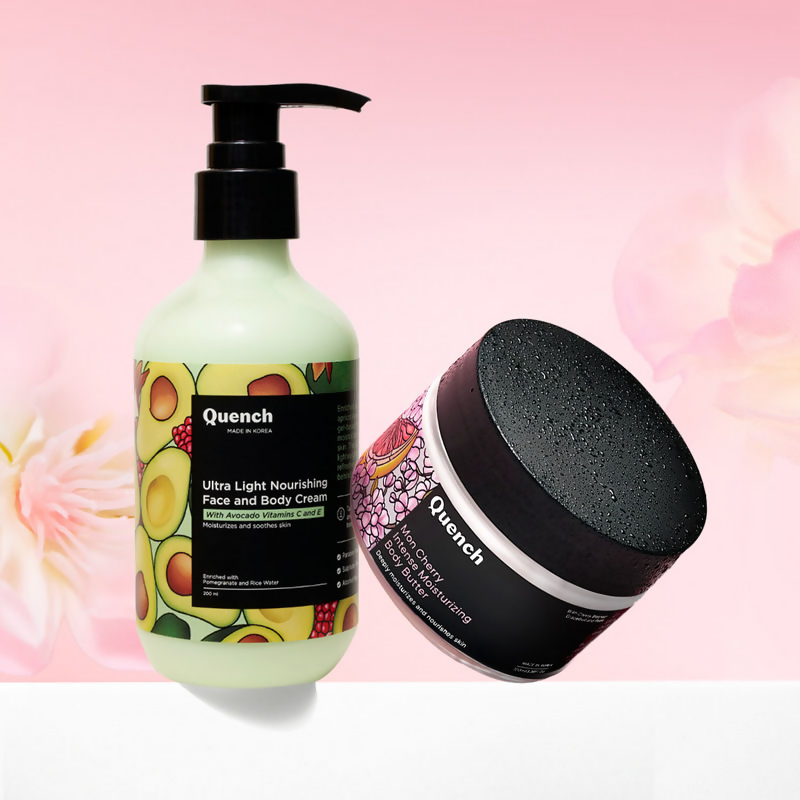 Quench Moisturizing Body Butter with Cherry Blossom | Swadesiicart