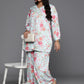 Ahalyaa Women's Traditional Wear Co-ords - Powder Blue - Swadesiicart