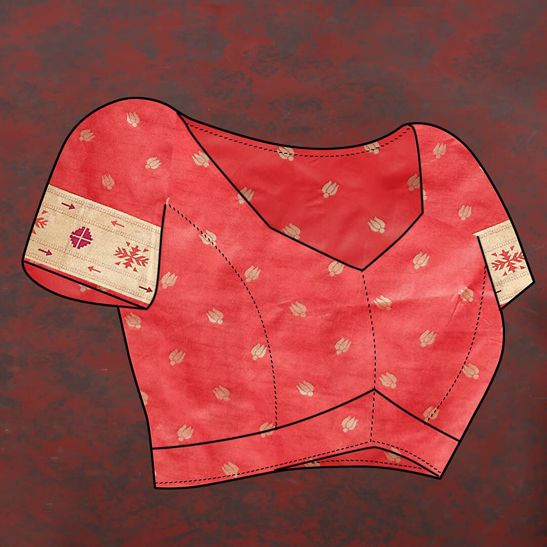 Lorenvalley Fashion Red Soft Paithani Silk Woven Design Gold Zari Meenakari Weaving Saree - Swadesiicart