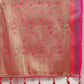 Lorenvalley Fashion Orange Kanjivaram Silk Woven Design with Zari Weaving Saree - Swadesiicart