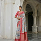 Vishnu Weaves Women's Blue Banarasi Silk Saree with Blouse - Swadesiicart